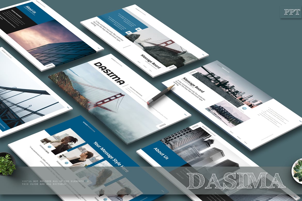 Dasima - Template PowerPoint Kreatif dan Modern
