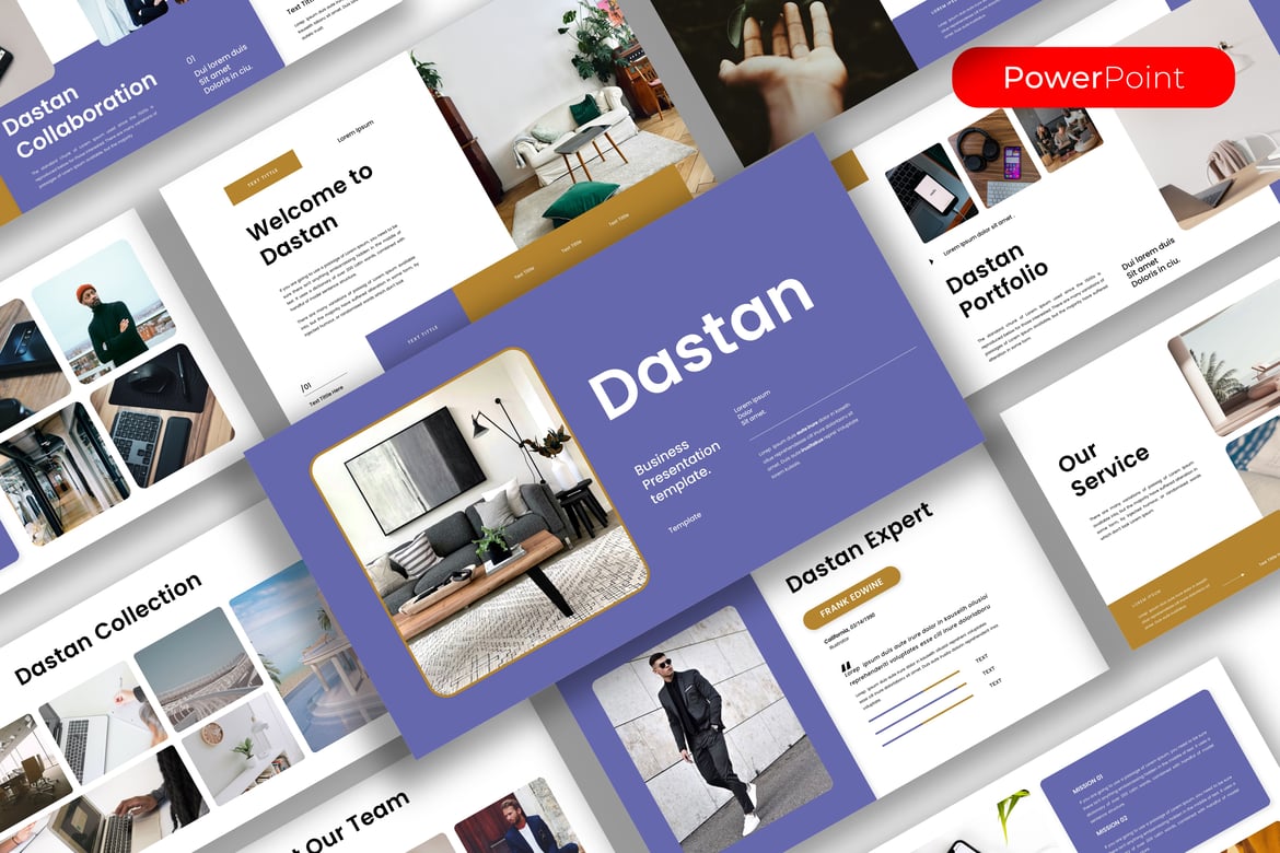 Dastan – Template PowerPoint Bisnis yang Menarik