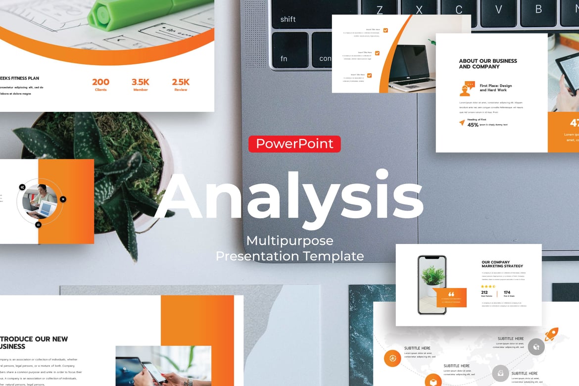 Template PowerPoint Analisis Data yang Menarik dan Profesional