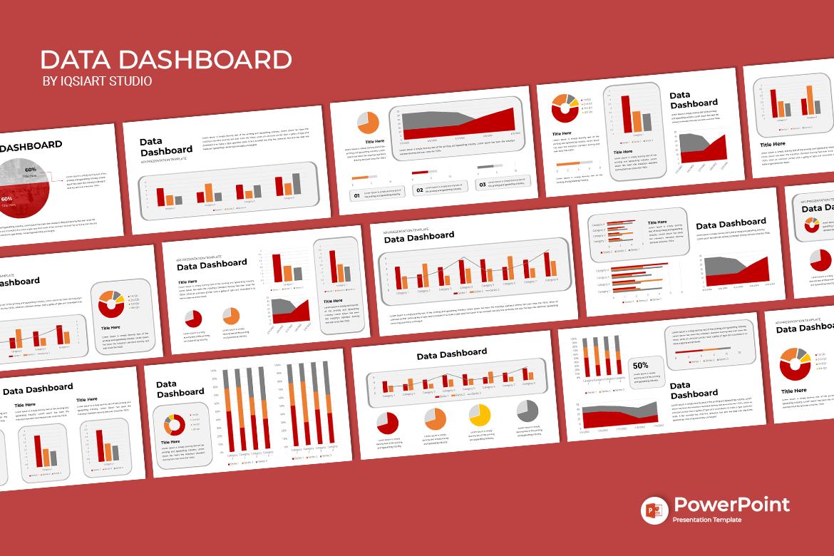 Template Presentasi Dashboard Data - PowerPoint yang Mudah Digunakan