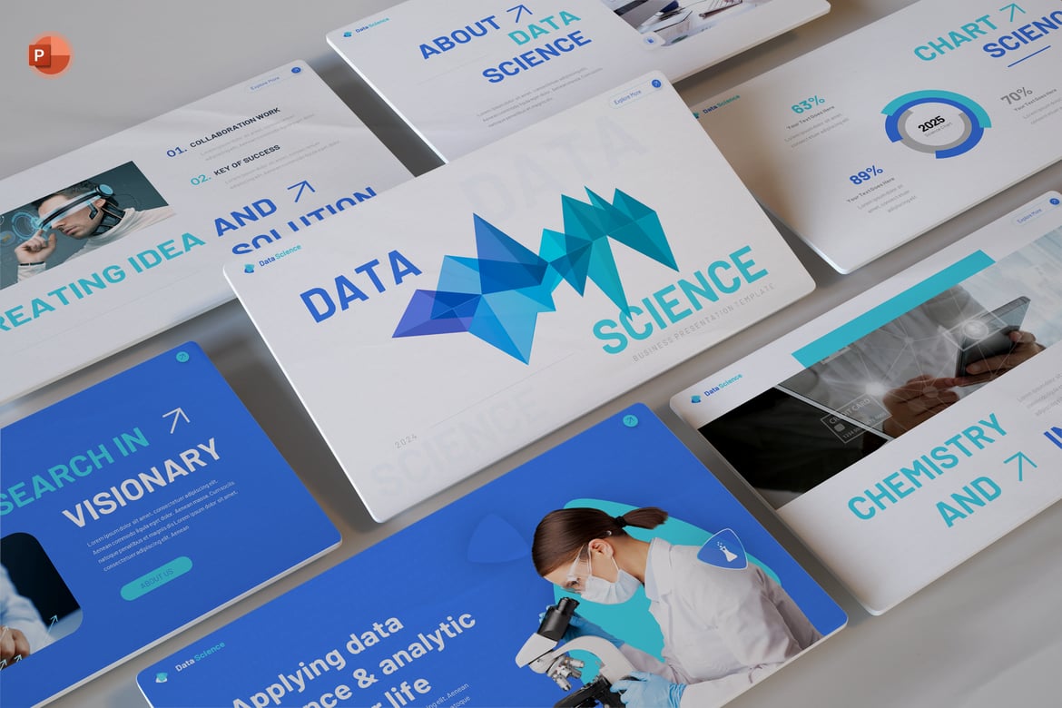 Template PowerPoint Data Science yang Menarik dan Profesional