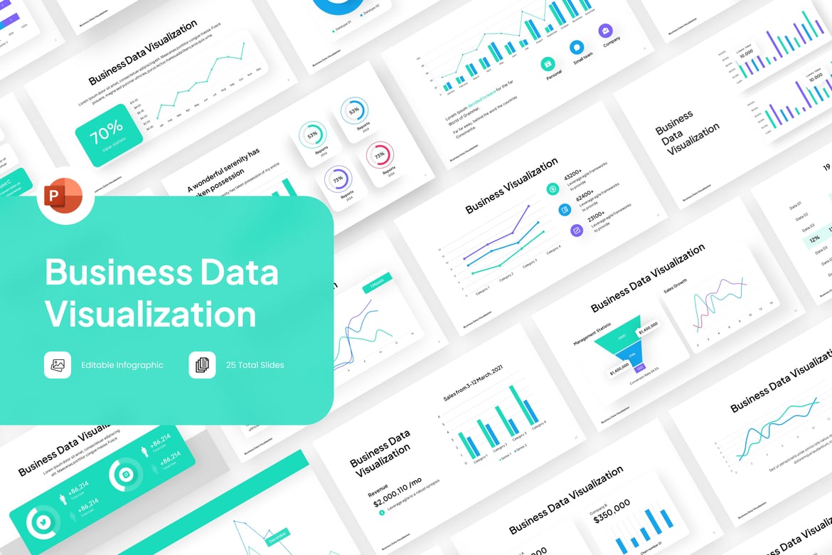 Template PowerPoint untuk Visualisasi Data yang Menarik