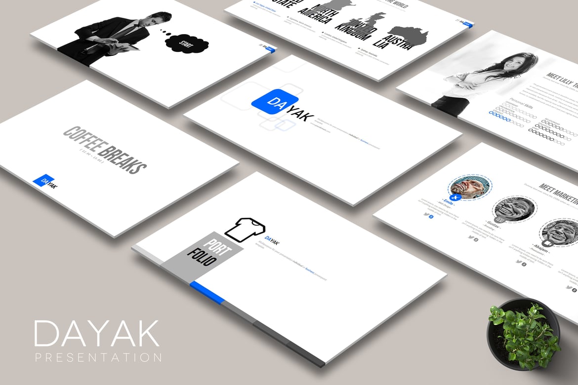 Template PowerPoint DAYAK: Presentasi Kreatif dan Menarik
