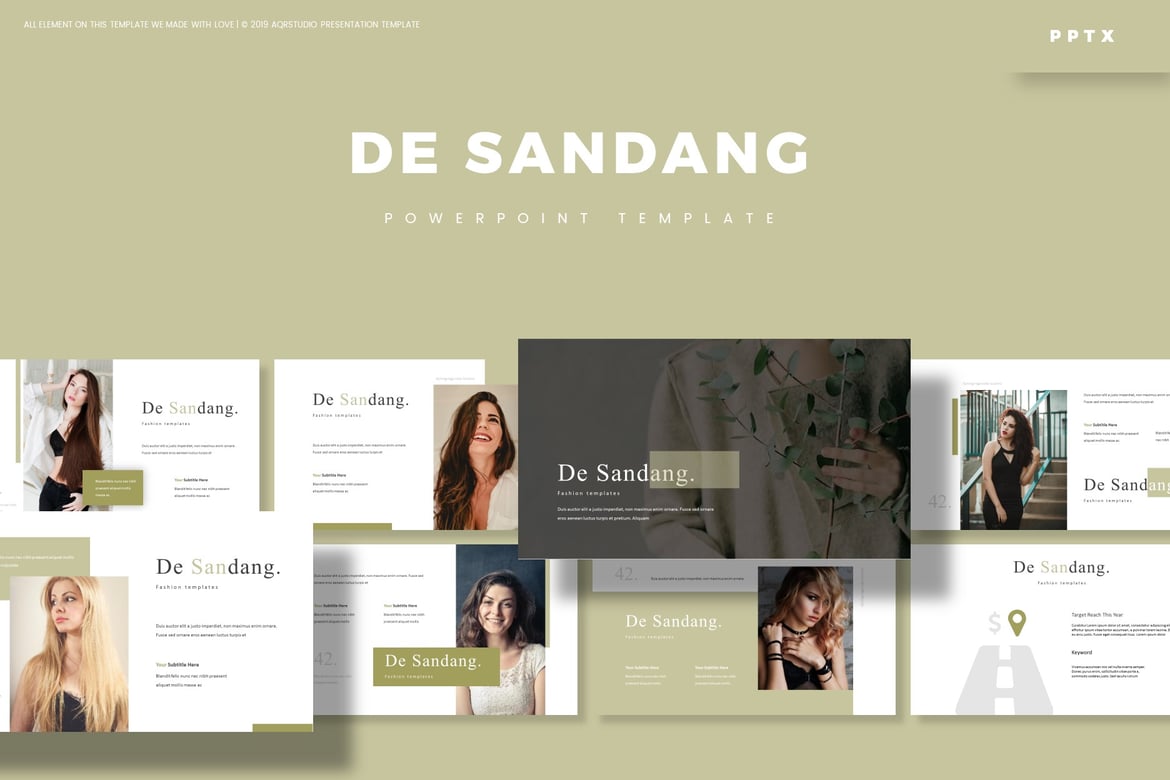 Template Powerpoint De Sandang - Solusi Presentasi Kreatif Anda