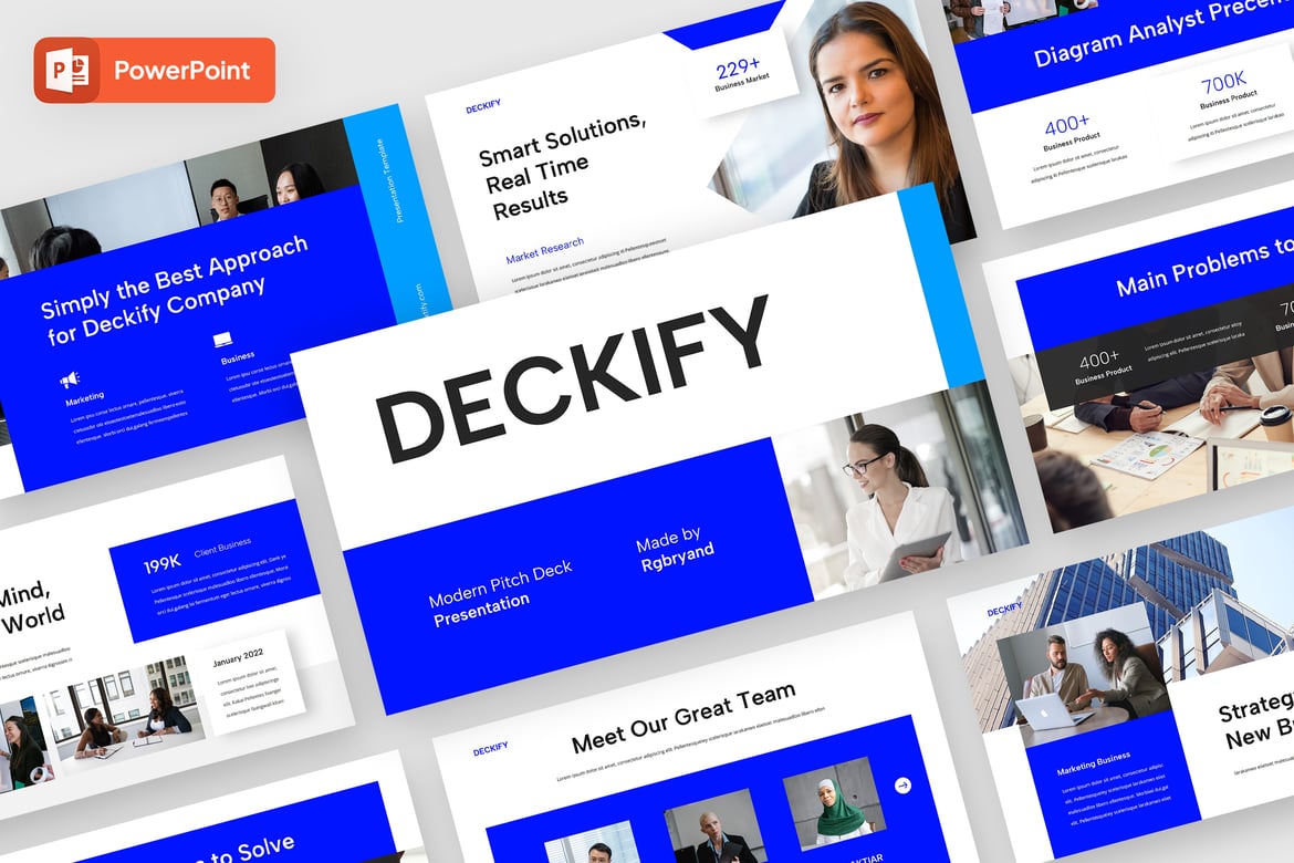 DECKIFY - Template Powerpoint Presentasi Profesional