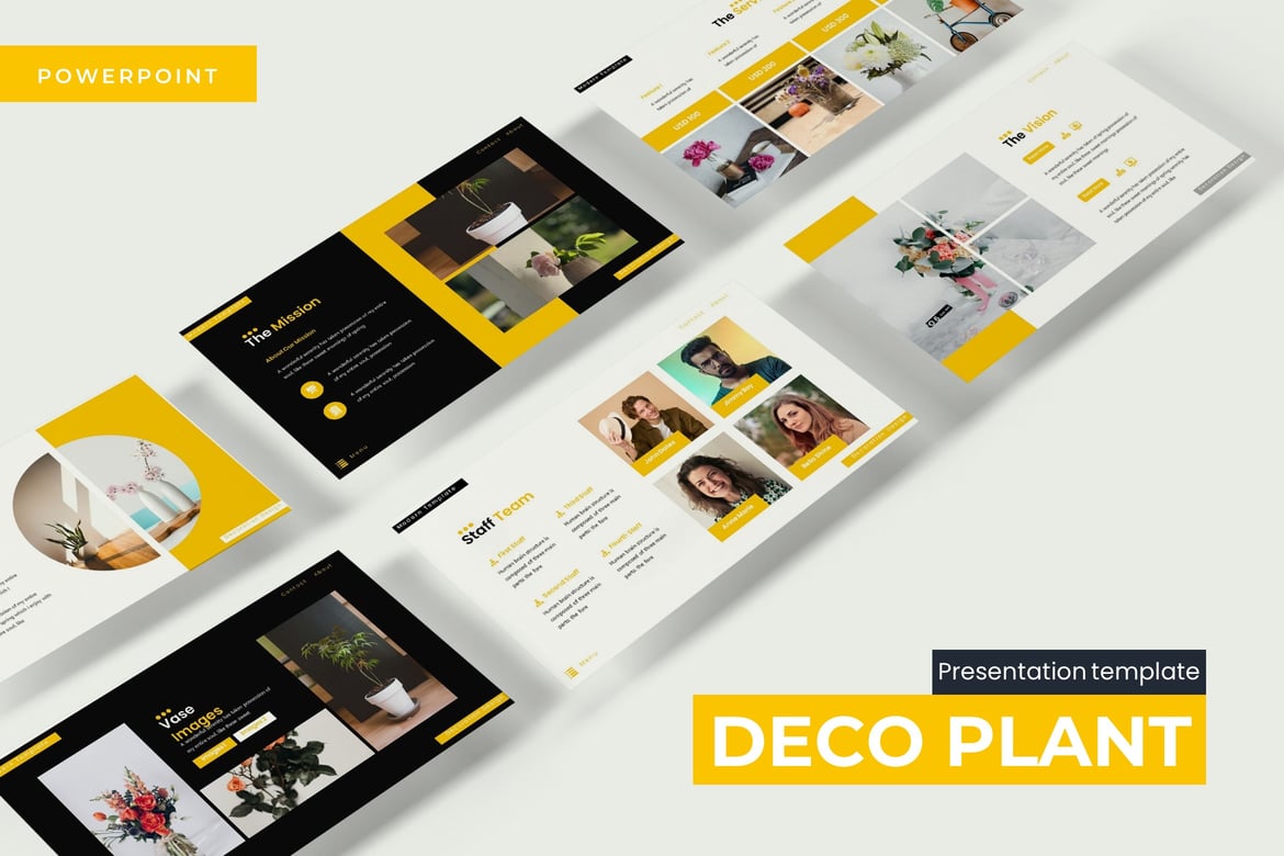 Template PowerPoint Deco - Solusi Kreatif untuk Presentasi Anda