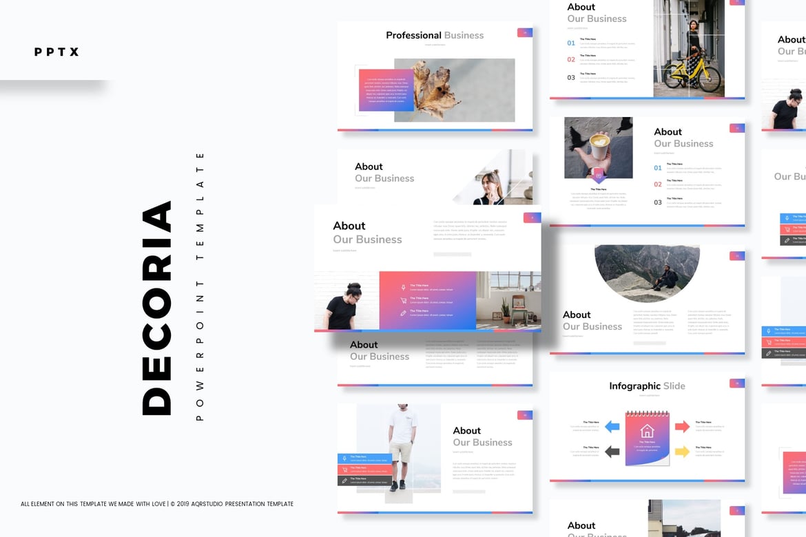 Decoria - Template PowerPoint Profesional untuk Presentasi Menarik