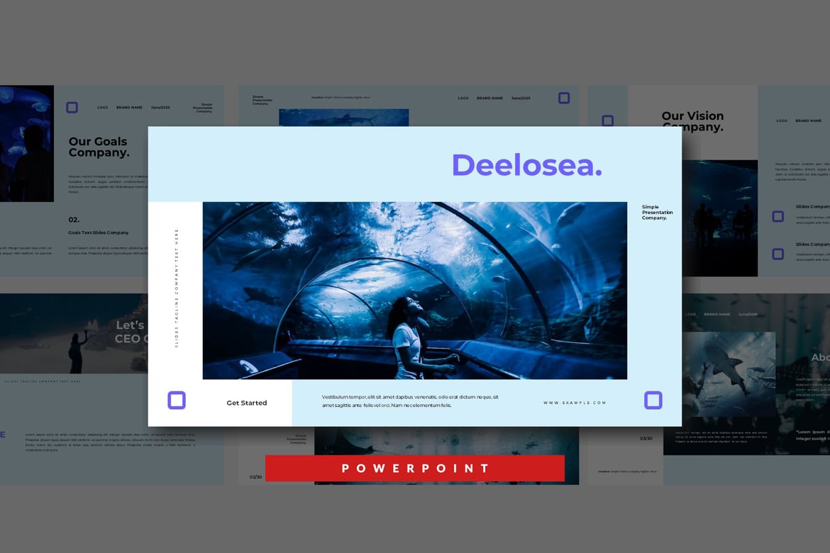 Template PowerPoint Deelosea: Solusi Presentasi Kreatif Anda