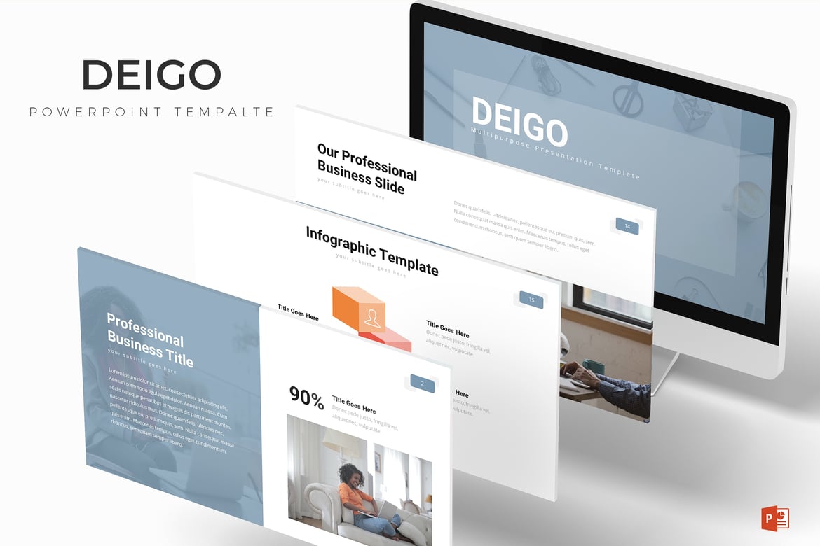Deigo - Template Powerpoint Serbaguna yang Menarik
