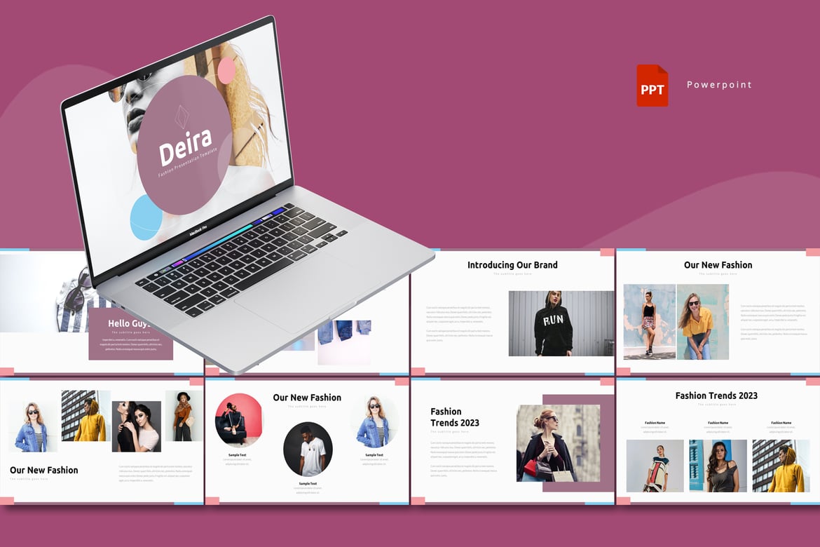 Deira - Template PowerPoint Serbaguna yang Menarik