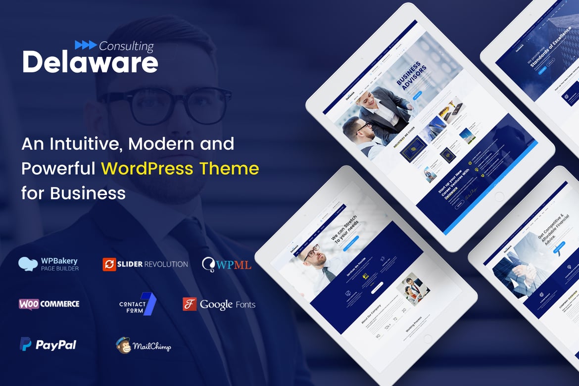 Delaware - Tema WordPress Serbaguna untuk Bisnis Modern