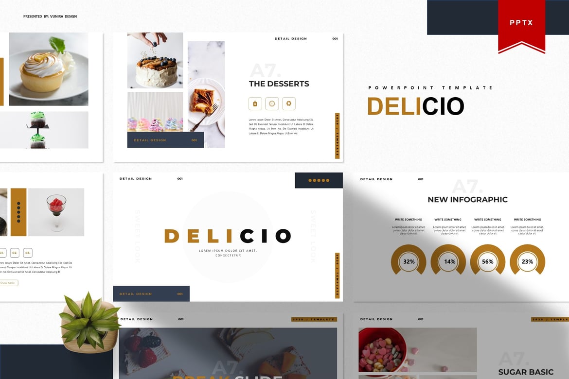 Delicio | Template Presentasi PowerPoint yang Menarik