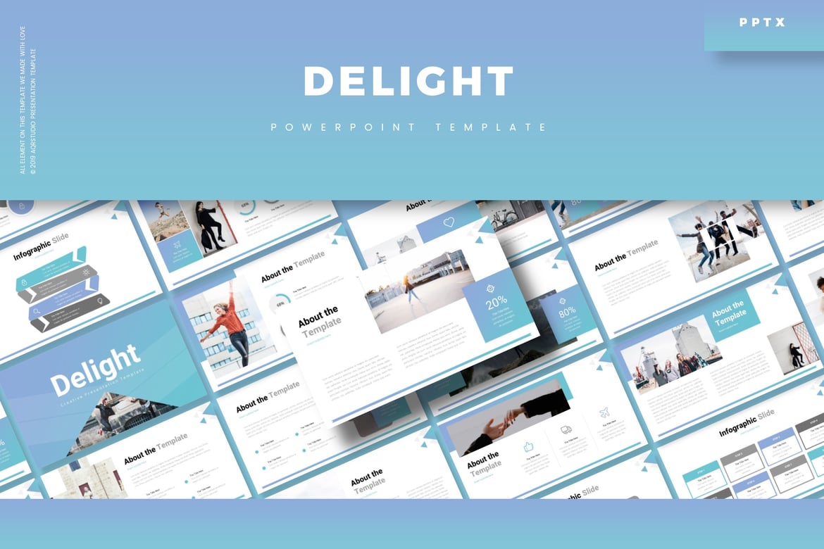 Template Powerpoint Delight - Solusi Presentasi Menarik Anda