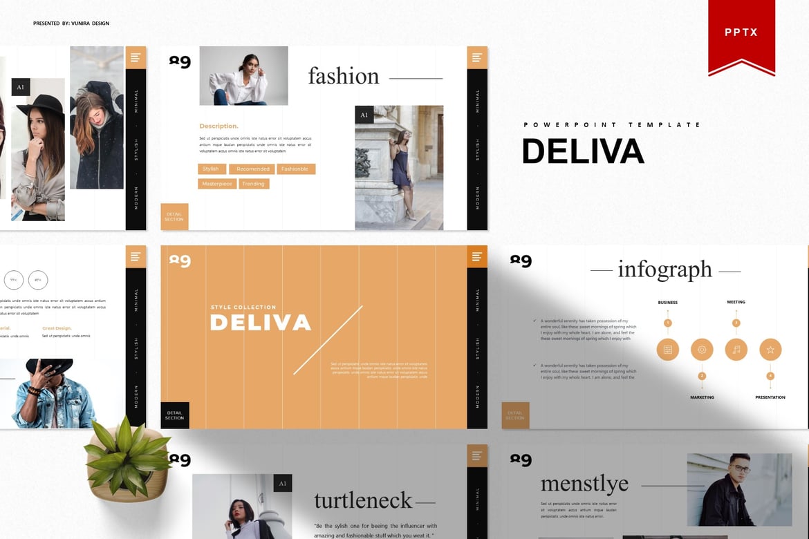 Deliva | Template Presentasi PowerPoint Profesional