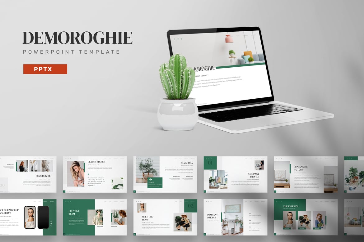 Demoroghie - Template PowerPoint Profesional untuk Semua Kebutuhan
