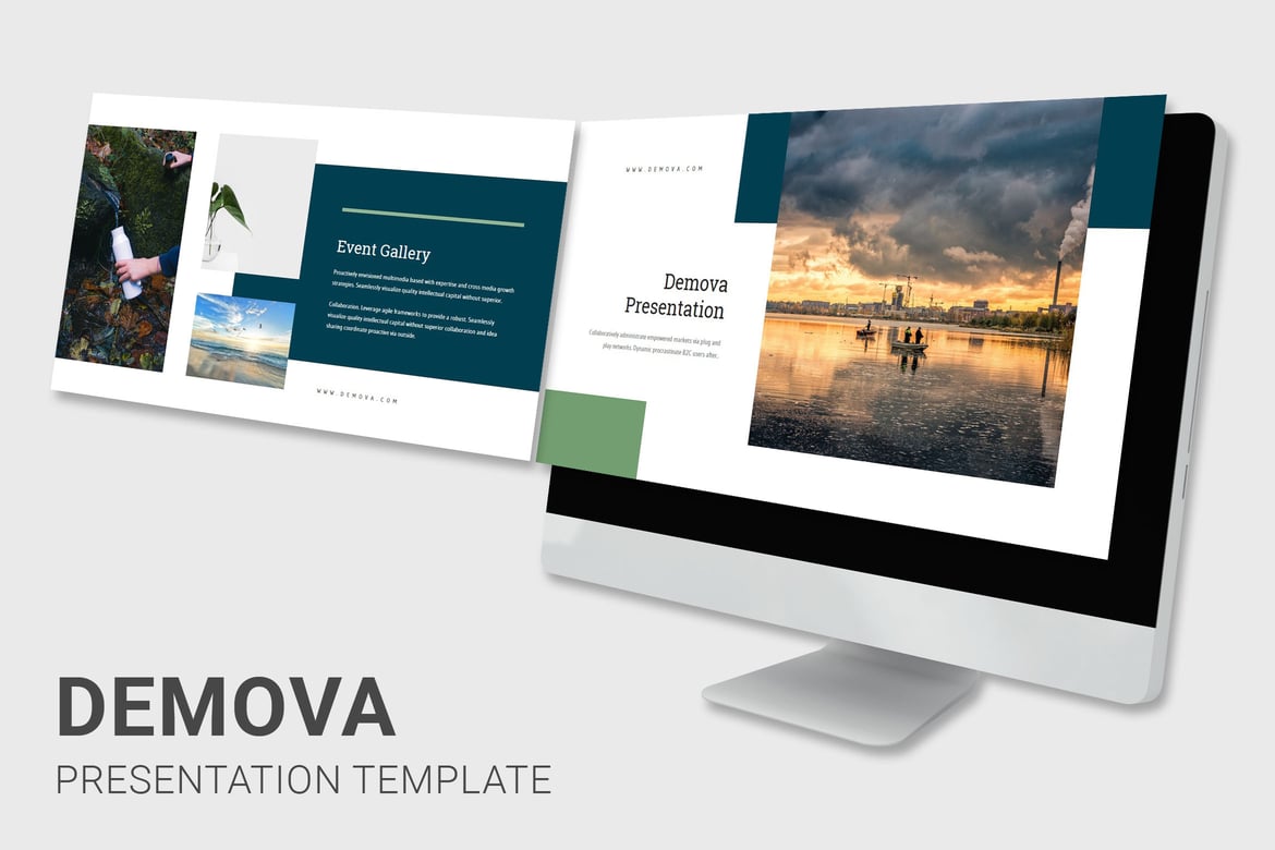 Template PowerPoint Masalah Polusi yang Menarik dan Efektif