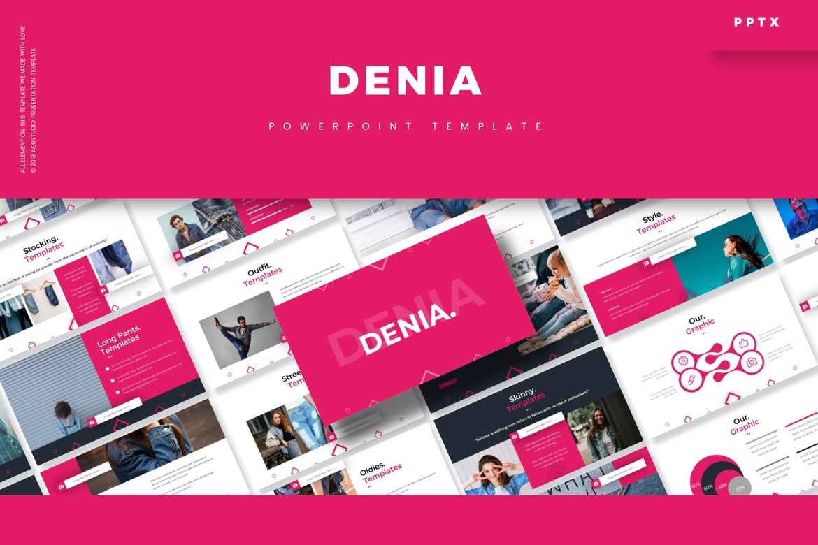 Template Powerpoint Denia - Solusi Presentasi Menarik
