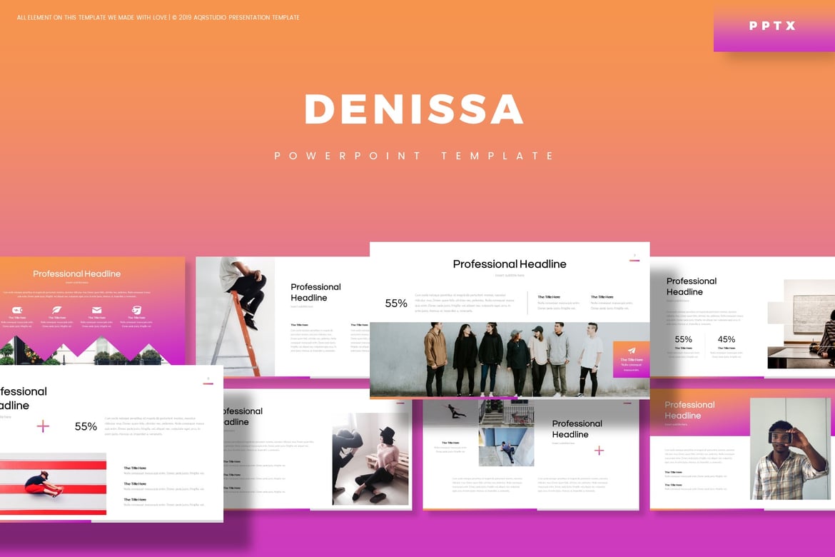 Denissa - Template Presentasi PowerPoint yang Menarik