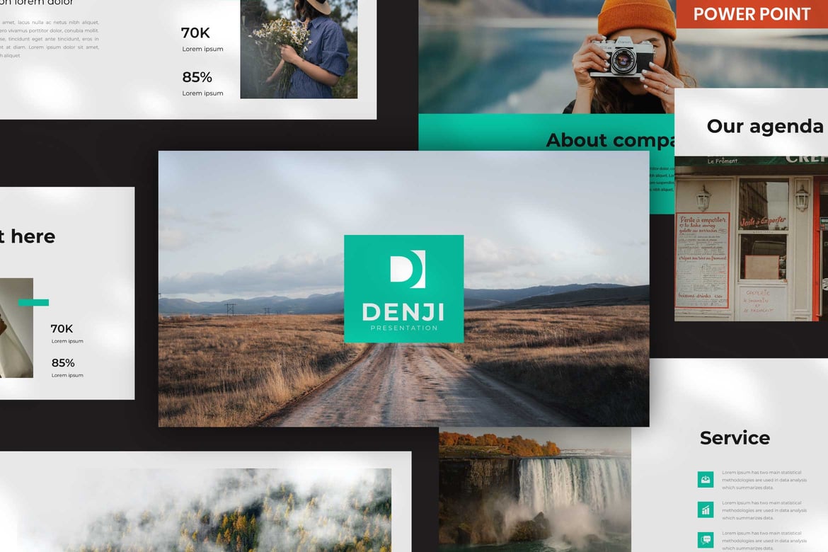 Template PowerPoint Denji: Solusi Kreatif untuk Presentasi Anda