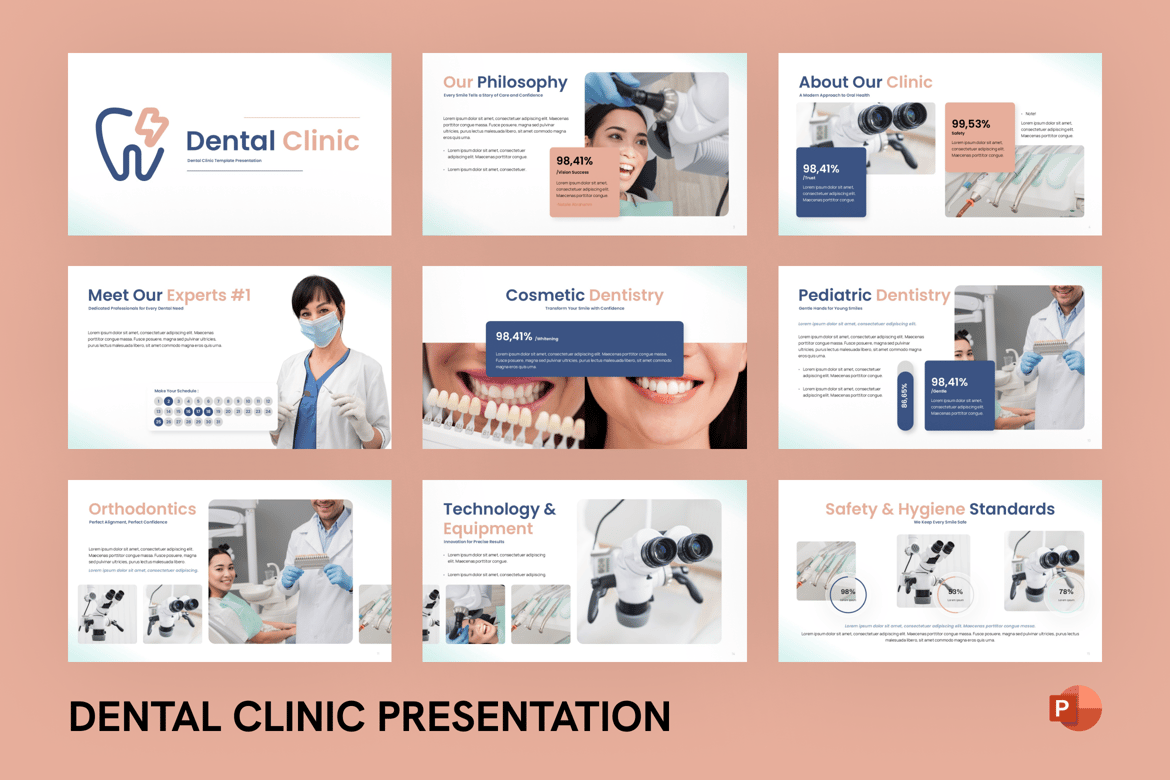 Template Presentasi PowerPoint Klinik Gigi