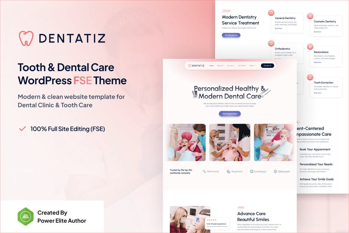 Dentatiz – Tema WordPress Klinik Gigi dan Perawatan Gigi yang Menawan
