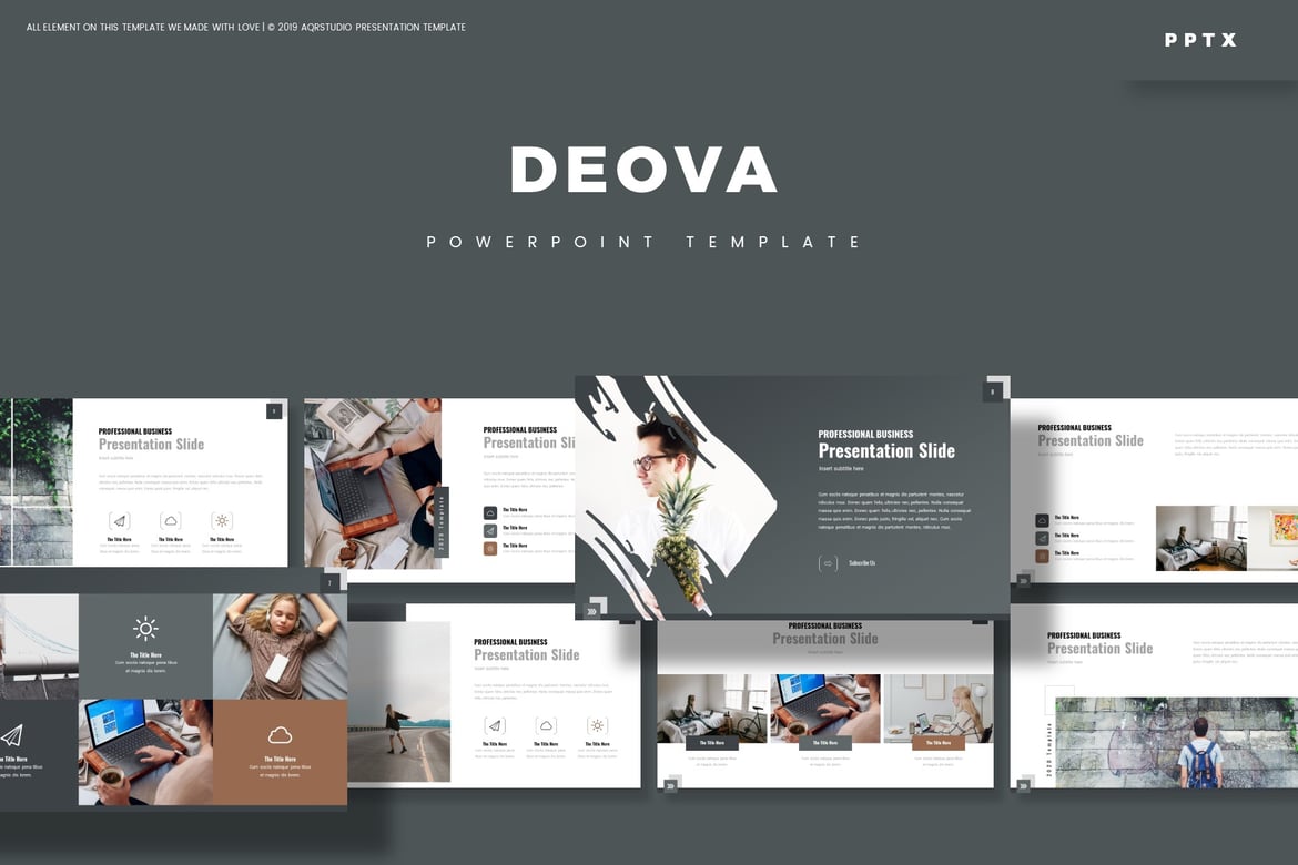 Template PowerPoint Deova - Solusi Presentasi Serbaguna