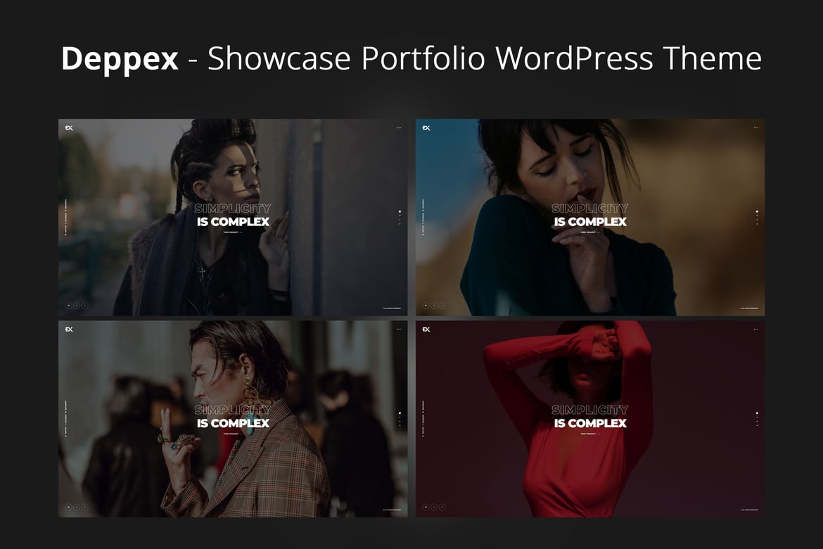 Deppex - Tema WordPress Portofolio Modern untuk Kreator
