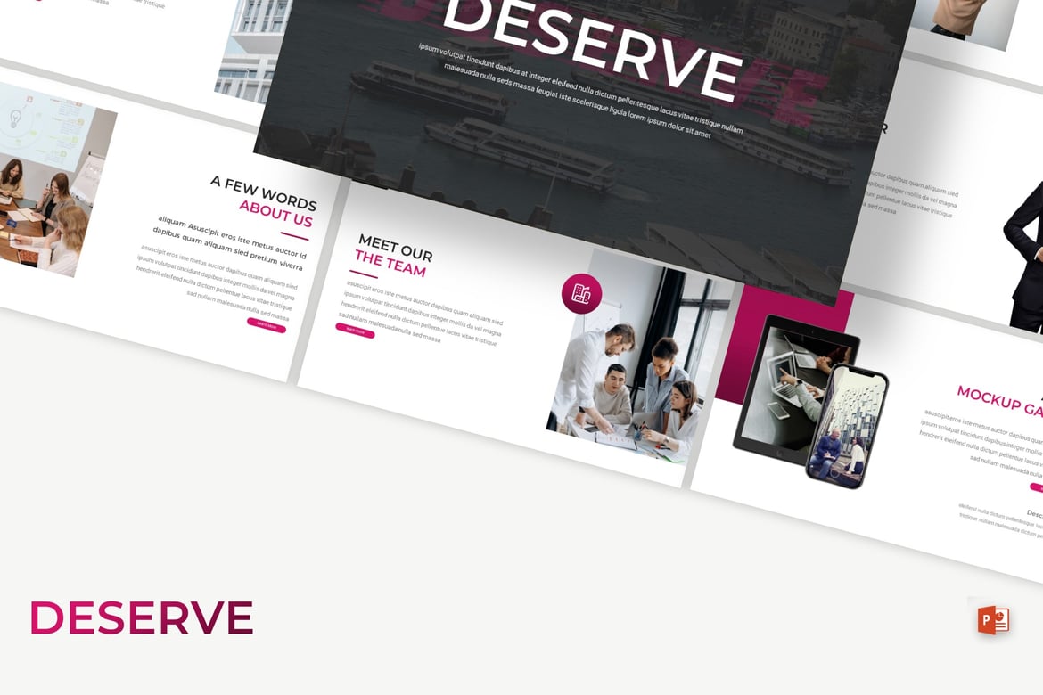 Deserve - Template PowerPoint Profesional untuk Bisnis