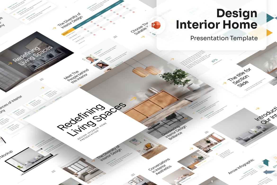 Template Presentasi Interior yang Menakjubkan