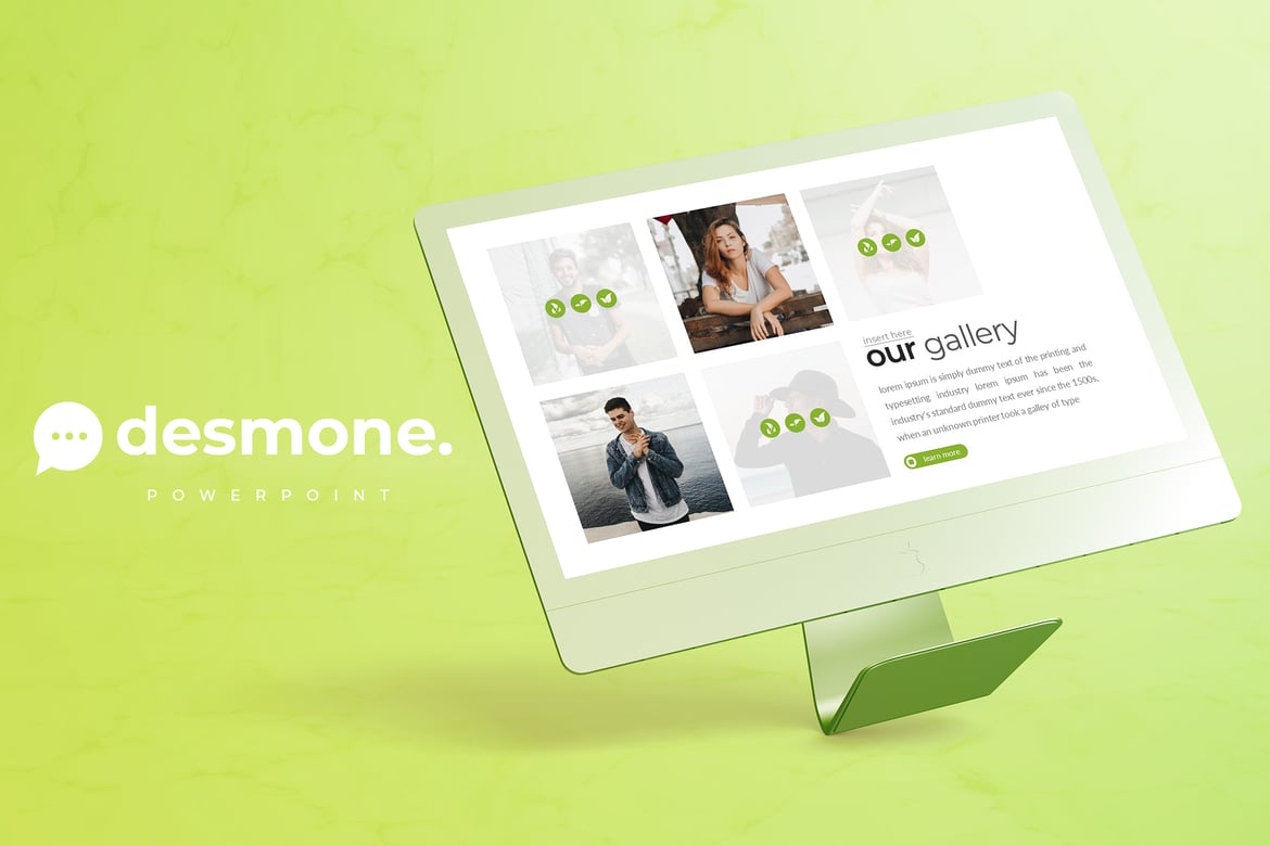 Desmone - Template Powerpoint Serbaguna yang Menarik