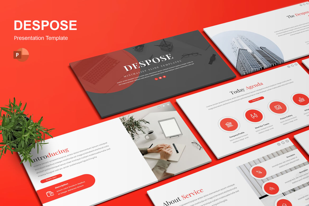 Despose - Template Presentasi PowerPoint Profesional