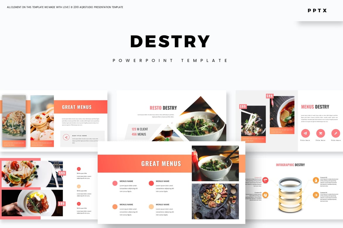 Destry - Template Powerpoint Serbaguna