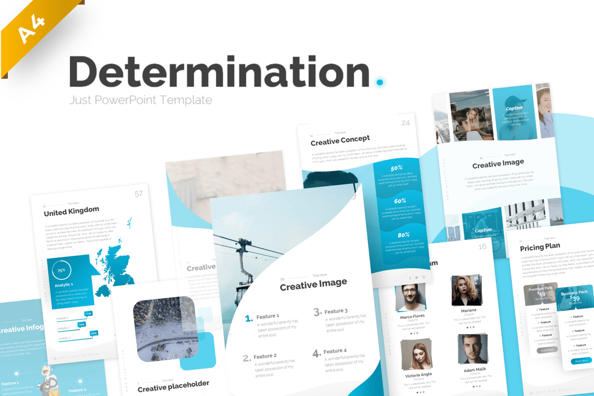 Template PowerPoint Motivasi yang Menginspirasi