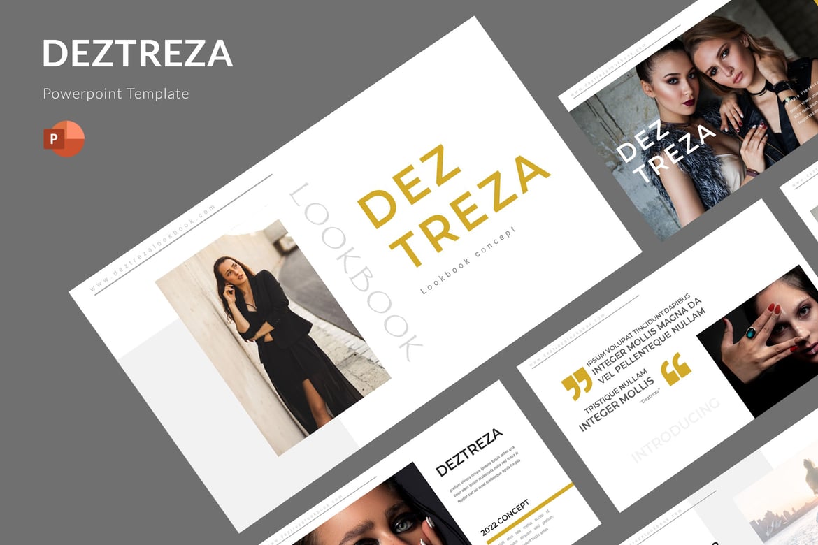 Deztreza - Template Powerpoint Serbaguna yang Menarik
