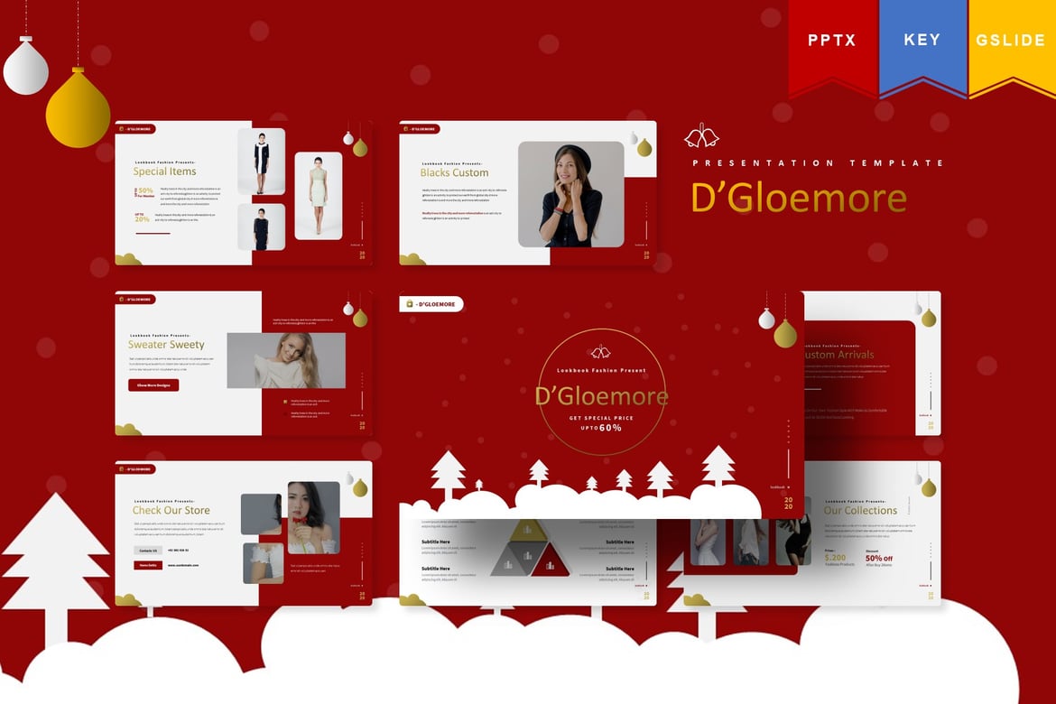D'Gloemore | Template Presentasi PowerPoint, Keynote, Google Slides yang Menarik