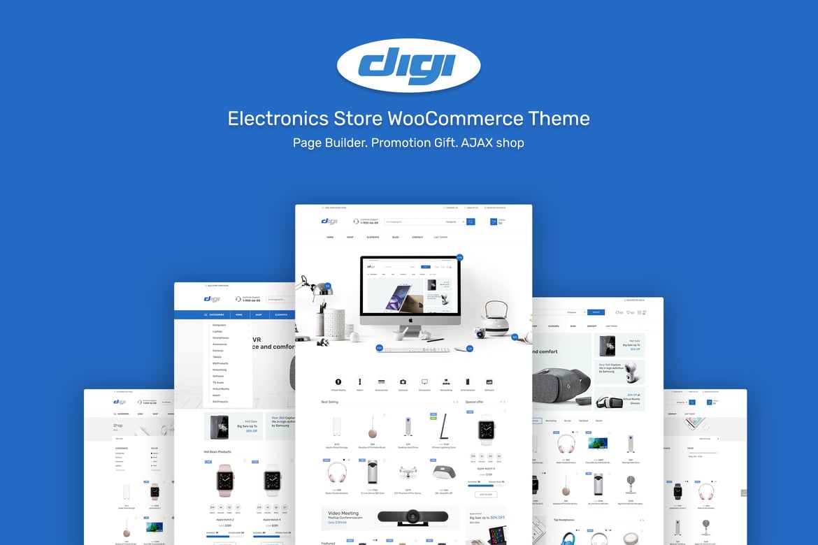 Digi - Tema WordPress Elektronik Modern dan Responsif