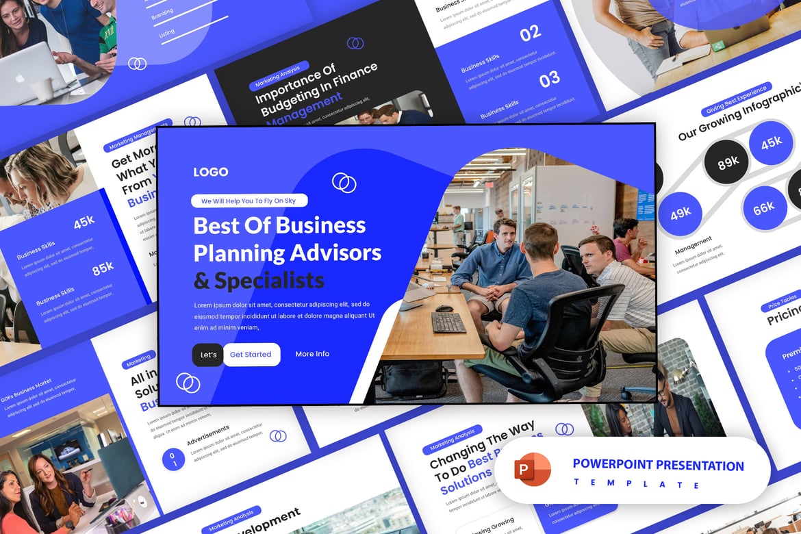 Template PowerPoint Bisnis Digital yang Menarik dan Profesional