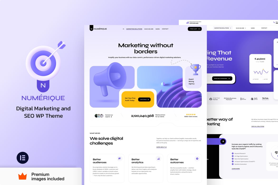 Tema WordPress Pemasaran Digital yang Kuat dan Fleksibel