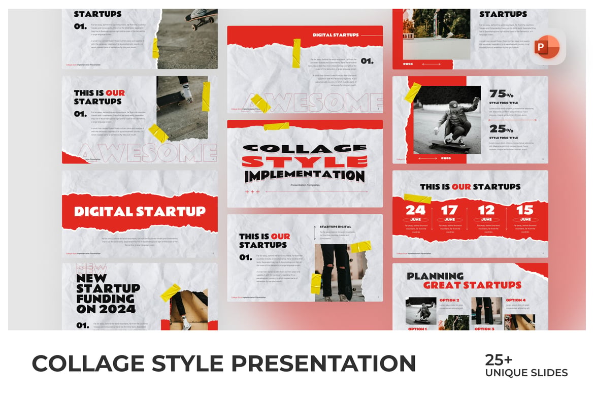 Template PowerPoint Startup Digital yang Menarik