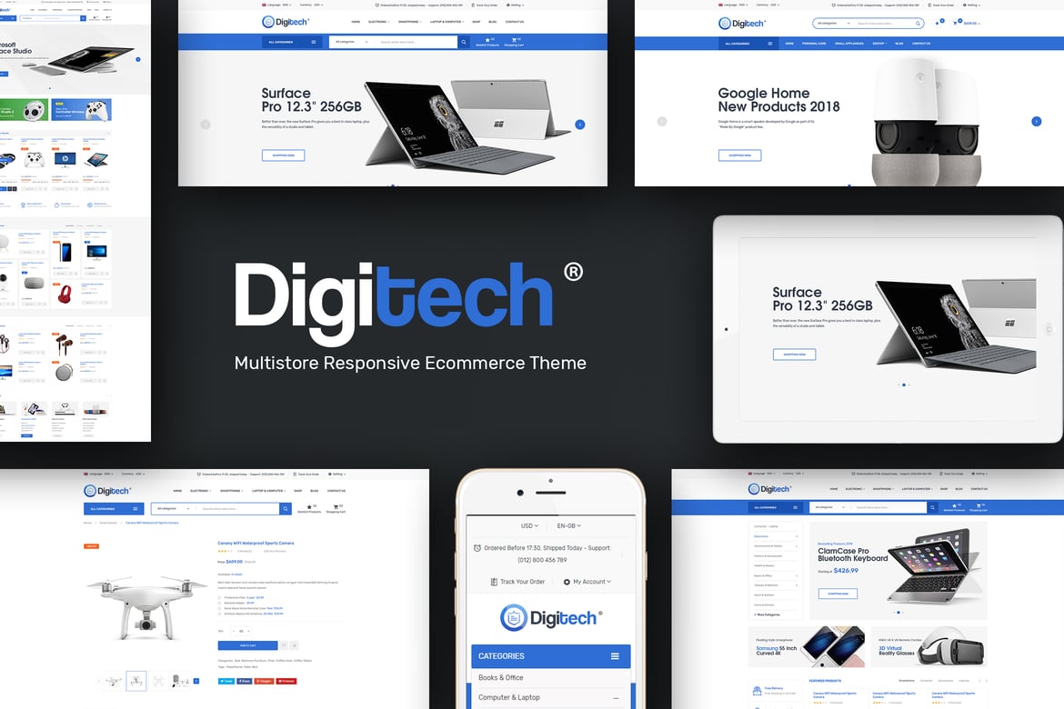 Digitech - Tema WordPress Teknologi Modern dan Responsif