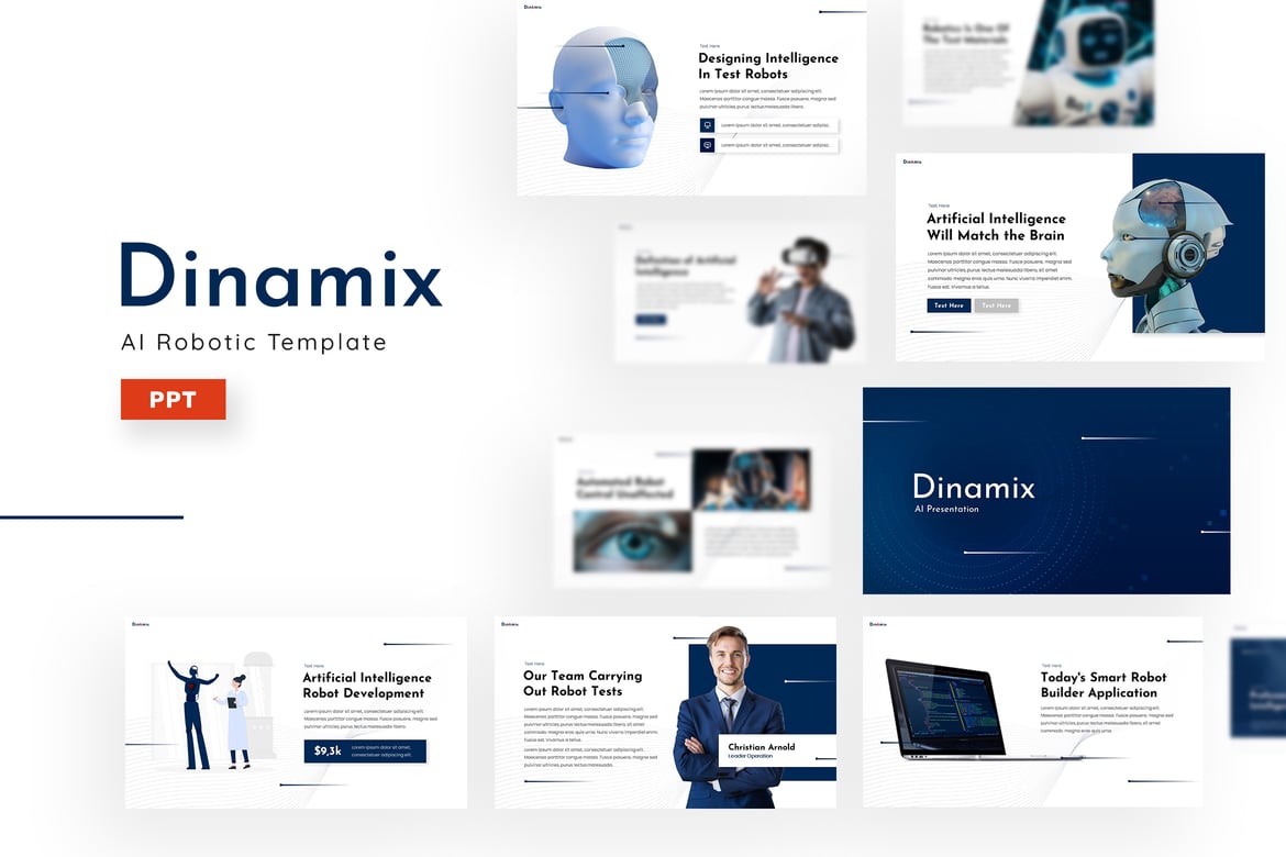 Dinamix - Template PowerPoint Modern untuk Presentasi Menarik