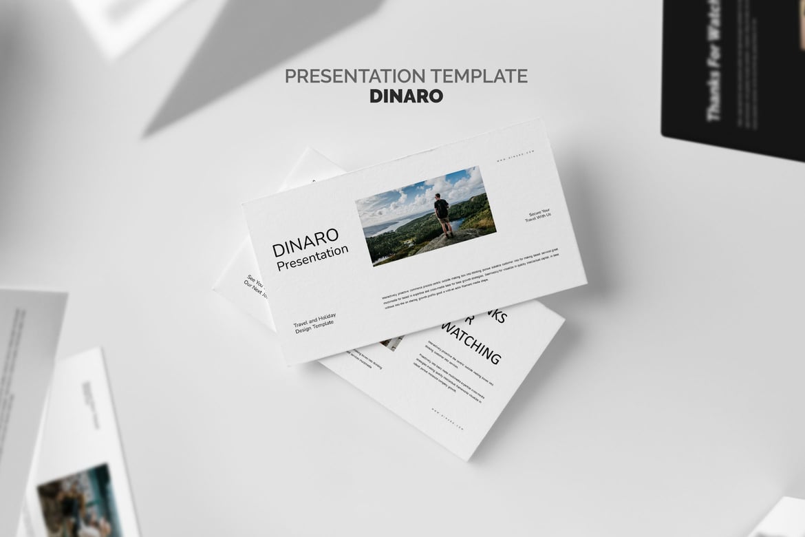 Dinaro: Template Powerpoint untuk Tour dan Travel yang Menarik