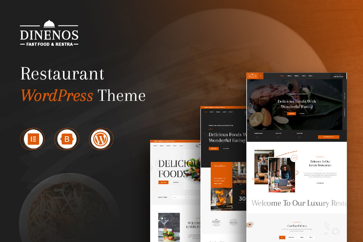 Dinenos - Tema WordPress Restoran yang Menarik dan Fungsional