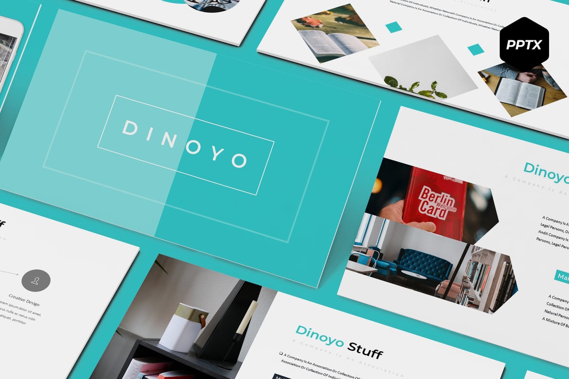 Dinoyo - Template Powerpoint Serbaguna yang Menarik
