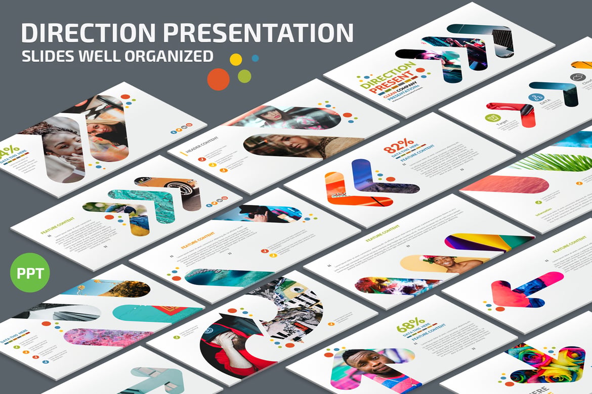 Template Powerpoint Presentasi dengan 3000 Ikon Animasi