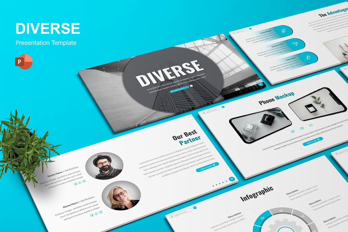 Template Powerpoint Serbaguna - Solusi Presentasi Anda