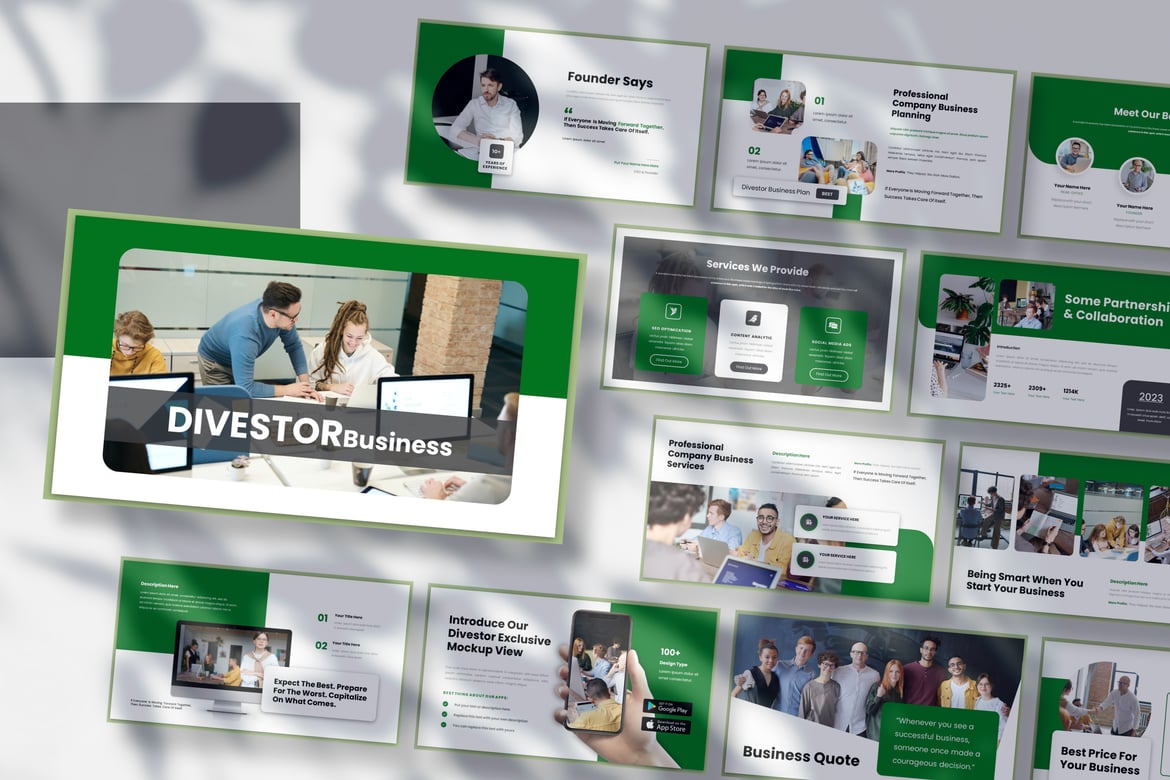 Divestor - Template PowerPoint Serbaguna untuk Segala Keperluan
