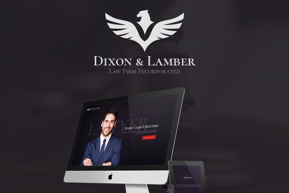 Tema WordPress Profesional untuk Pengacara: Dixon & Lamber