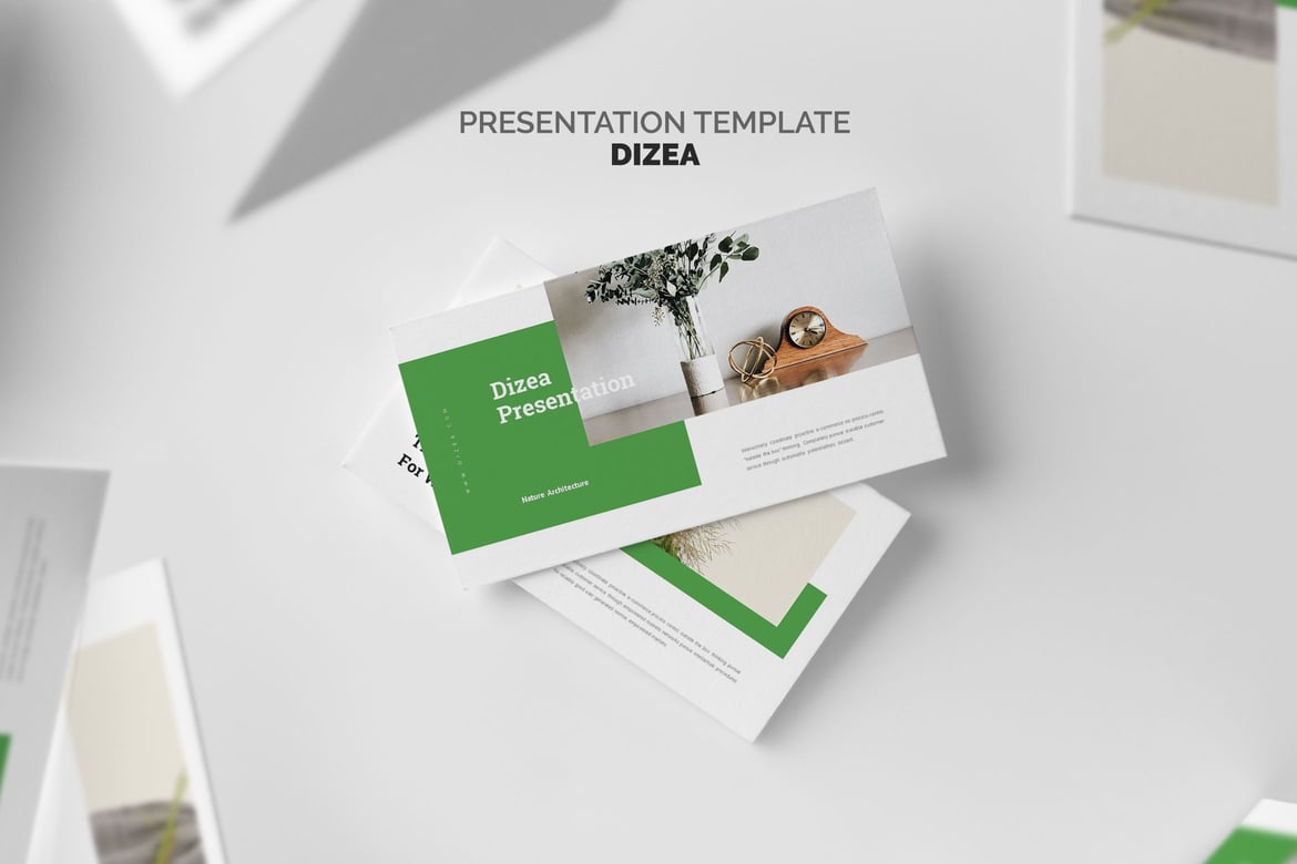 Dizea: Template PowerPoint Gaya Hidup Ramah Lingkungan