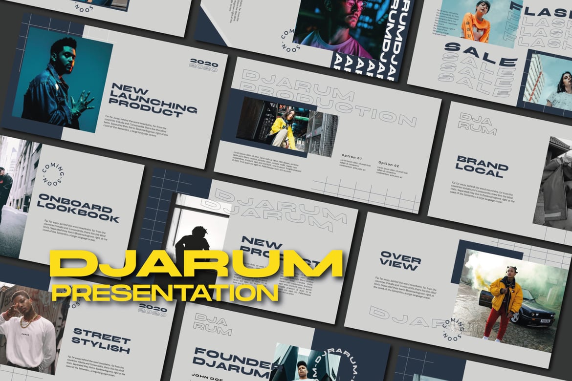 Template Powerpoint Djarum yang Menarik dan Profesional